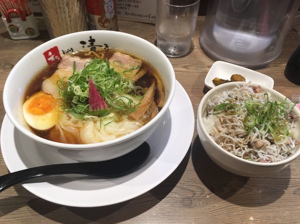 「角長しょうゆ「匠」＋ワンタン＋しらすご飯」@和dining 清乃の写真