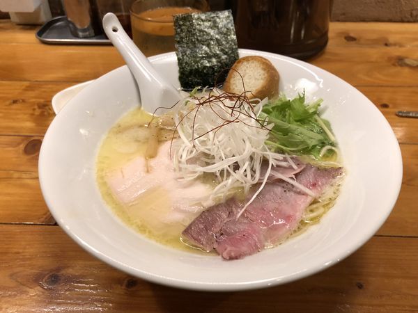 「濃厚 鶏白湯ラーメン(塩)」@上気元 いただきの写真