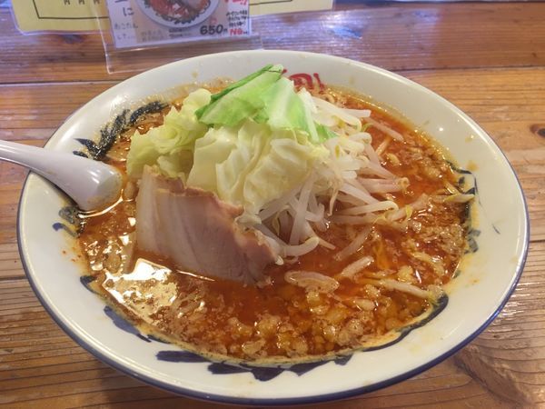 「辛みそたんめん（野菜大盛り）」@みやこいち 本店の写真
