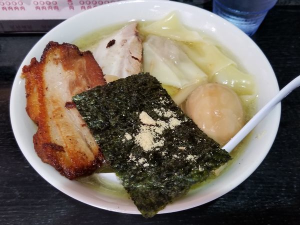「特製塩そば + 大盛(1,150円)」@塩そば 桑ばらの写真