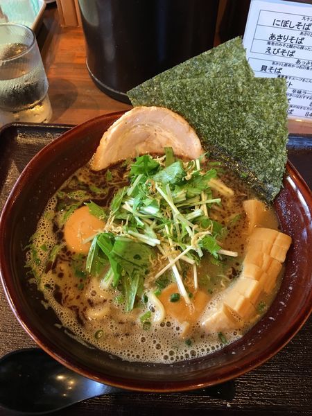 「にぼしそば 900円」@九十九里 麺ドラゴンの写真