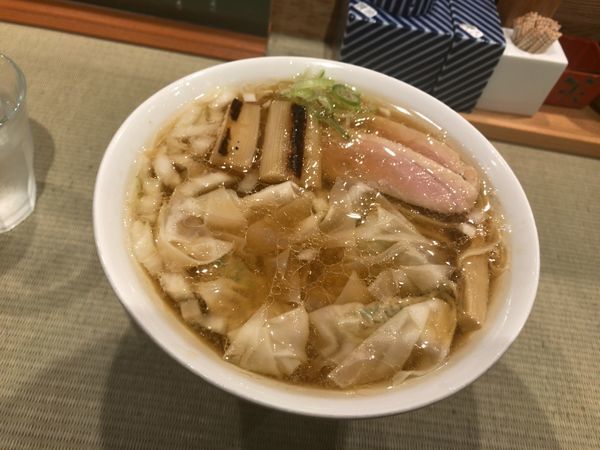 「鴨ワンタン麺」@らーめん 鴨to葱の写真