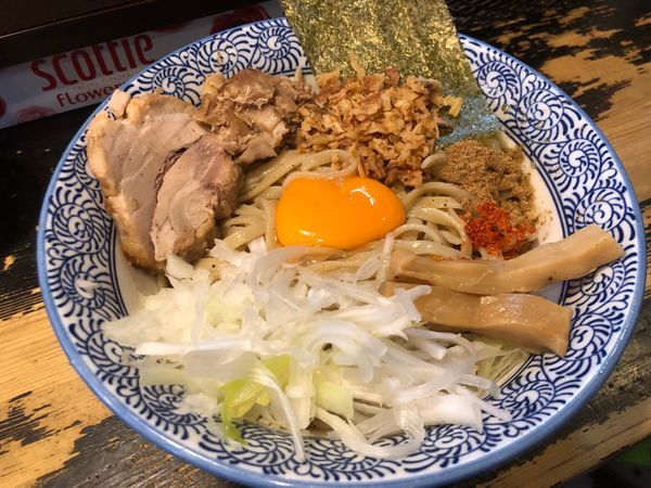 「【限定】冷やしまぜそば(ごまダレ)850円」@狼煙 〜NOROSHI〜の写真