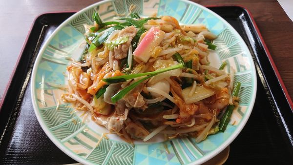 「キムチ皿うどん@760円」@麺喰道場 わらしべの写真