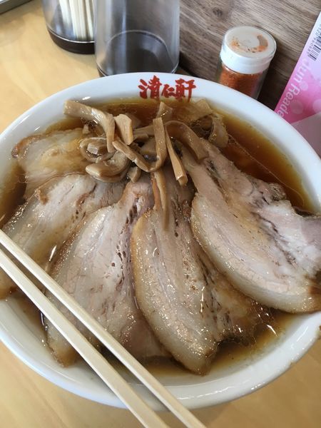 「チャーシュー麺」@手打ちラーメン 清仁軒の写真