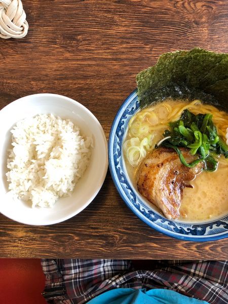 「塩ラーメン PT海苔 ライス780円」@麺屋 武士道 船橋店の写真