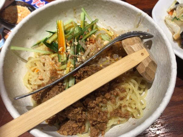 「冷やし坦々麺大盛830円 割引券180円」@壱鵠堂 瀬谷店の写真