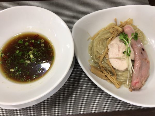 「つけ麺900円+冷や玉300円」@創作麺 やま鳶の写真