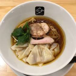 鶏の中華そば＋ワンタン