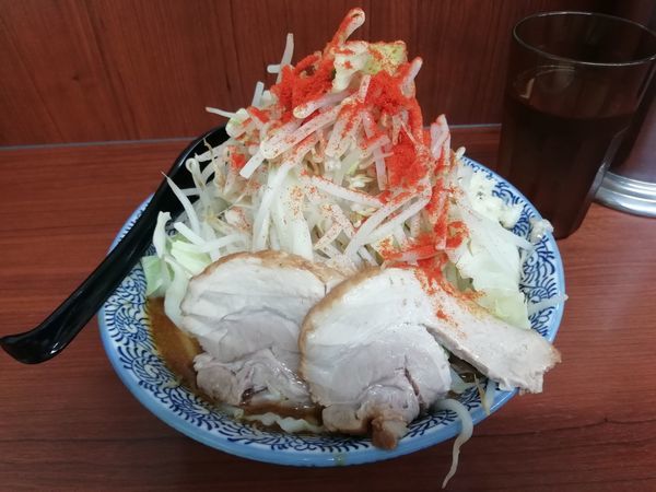「小ラーメン＋カレー（750円＋100円）」@立川田田の写真