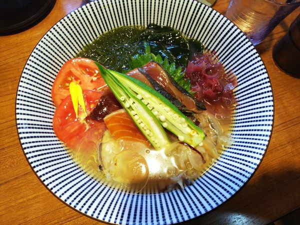 「【限定】海の日の冷やしSeafood noodle　950円」@寿製麺よしかわ 川越店の写真