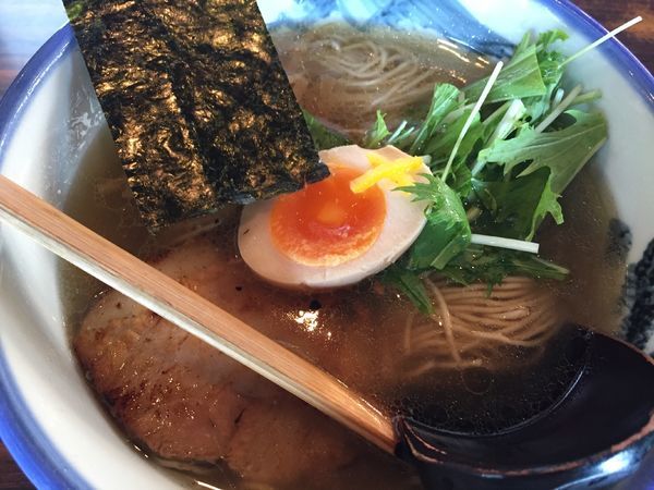 「柚子塩らーめん」@AFURI 原宿店の写真