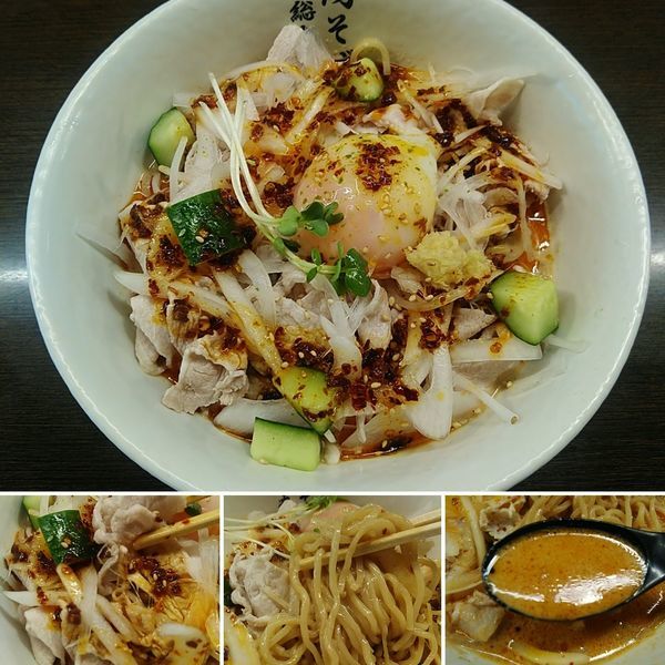 「冷やし担々肉そば(夏限定)  950円」@肉そば総本山 神保町 けいすけの写真