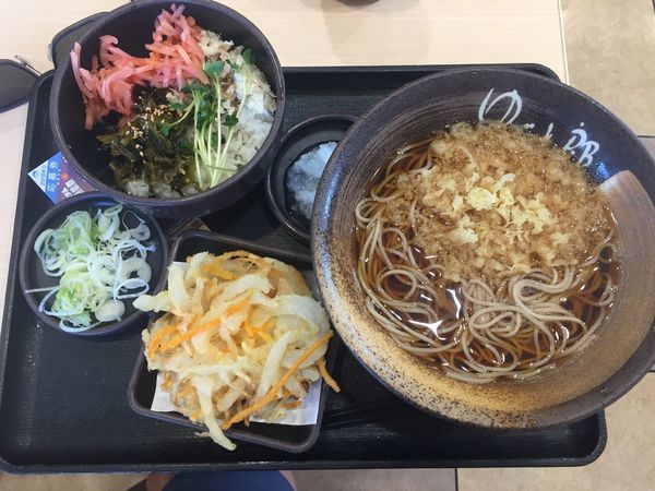 「サバ朝定食」@ゆで太郎 春日部永沼店の写真