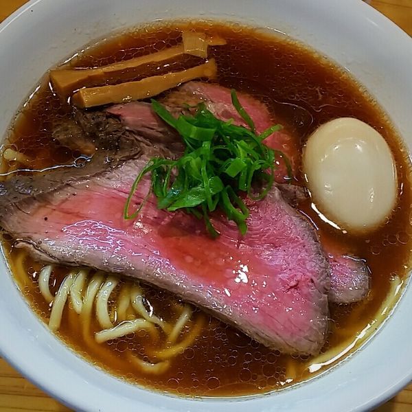 「牛そば（２周年記念限定）９５０円」@中華蕎麦 みうらの写真