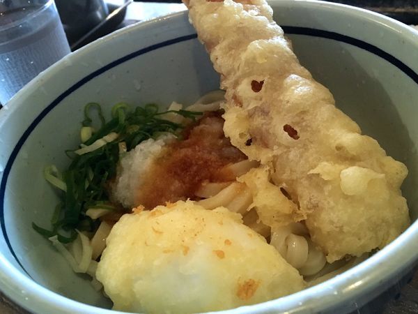 「冷[並盛]おろし醤油＋ちくわ天＋半熟卵天」@おにやんまの写真
