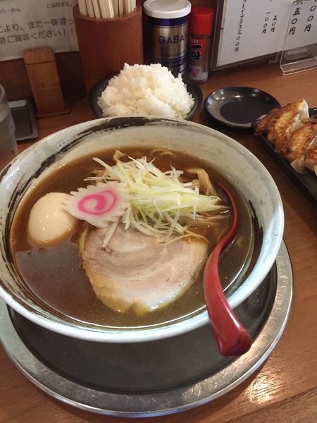 「煮干しラーメンセット」@栄昇らーめんの写真