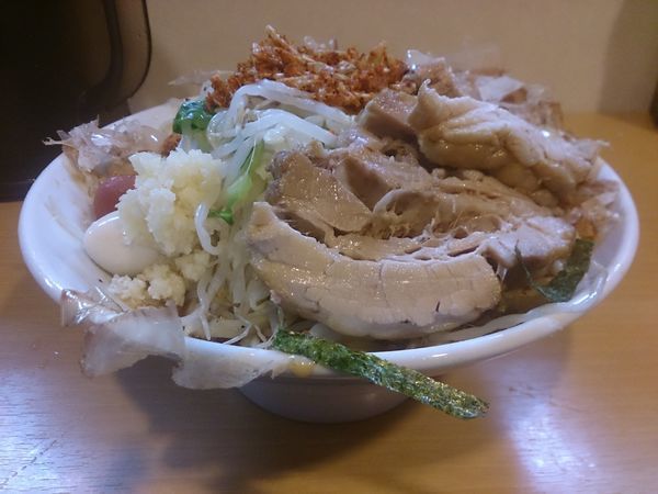 「冷やし中華B(ニンニク・海老辛)」@豚星。の写真