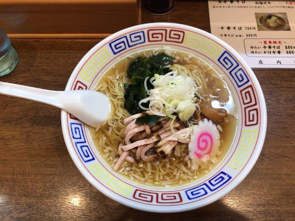 「夏季限定 冷たい中華そば(800円)+豚丼 小(300円)」@らーめん屋 小川の写真