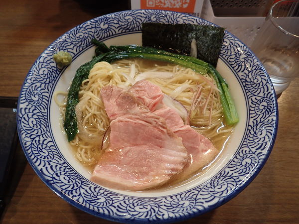 「『冷製煮干し中華そば』塩＋冷製和え玉(200円)塩」@煮干しつけ麺 宮元の写真