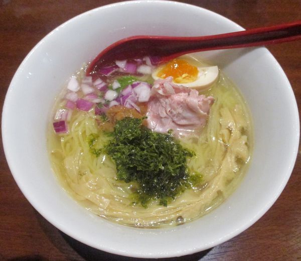 「＜限定＞紀州南高梅と鯵の冷やし　800円」@煮干中華そば 鈴蘭 新宿店の写真