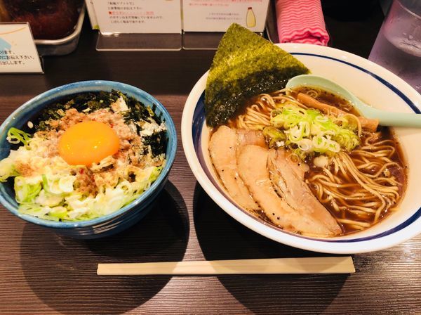 「中華そば＆ファイヤー丼」@ライトニングファイヤーの写真