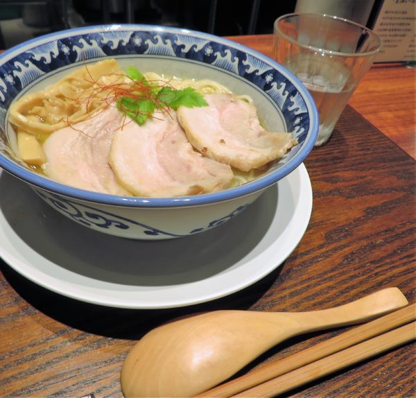 「塩＋ネギ（800円）」@麺処 山一の写真