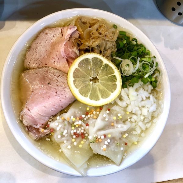 「【限定】冷やし煮干塩そば ￥800」@麺屋 扇 SENの写真