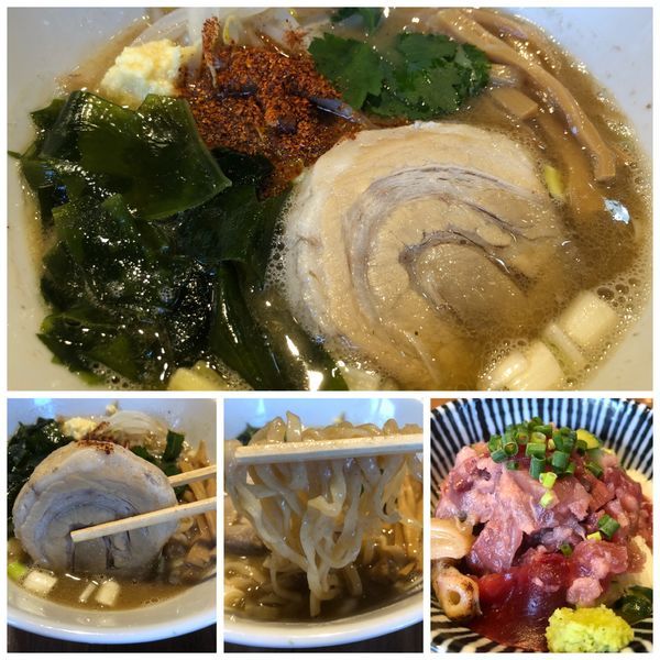 「【限定】鮪と鰤のみそラーメン ＋ 海鮮丼」@寿製麺よしかわ 川越店の写真