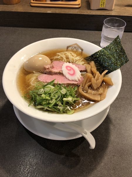 「冷たい中華そば」@えびそば えび助 TOKYOの写真