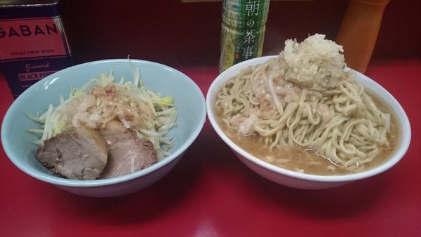 「大・鬼おろし大葉MIX(アブラ)￥８９０」@ラーメン二郎 中山駅前店の写真
