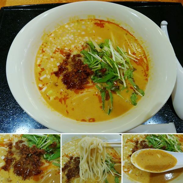 「濃厚白ごま担々麺  880円」@南国酒家 原宿麺飯房 東京ソラマチ店の写真