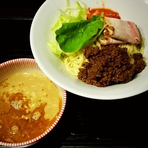 「【７周年限定コラボ】担々つけ麺　１０００円」@龍のひげの写真