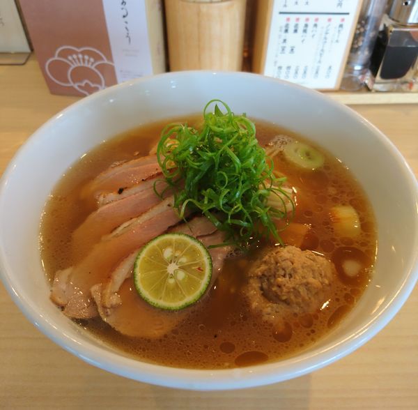 「汐のキラメキ 鴨そば」@支那そば まるこうの写真