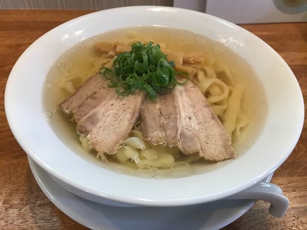 「会津山塩らーめん 手打ち麺 780円」@うえんで食堂の写真