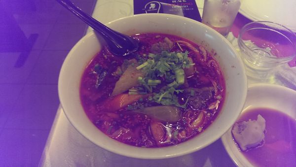 「牛肉刀削麺」@川味坊の写真