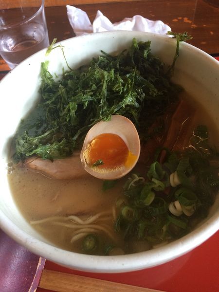 「岩のり塩らーめん」@支那そば 竹風の写真