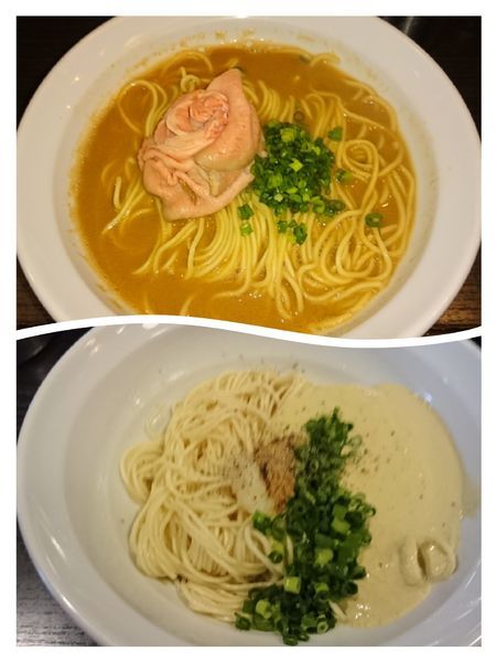 「牡丹海老そば 浅蜊の和え玉」@灰汁中華 丿貫 福富町本店の写真