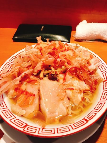「さつま地鶏の冷やしラーメン&トウモロコシご飯セット1000円」@食堂酒場 Graciaの写真