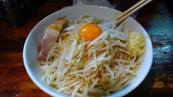 「まぜそば正油ニンニクヤサイチーズ」@麺処 MAZERUの写真