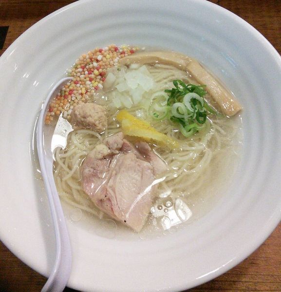 「【限定】冷やしゆず塩鶏そば　８００円」@麺屋 ゆるり。の写真