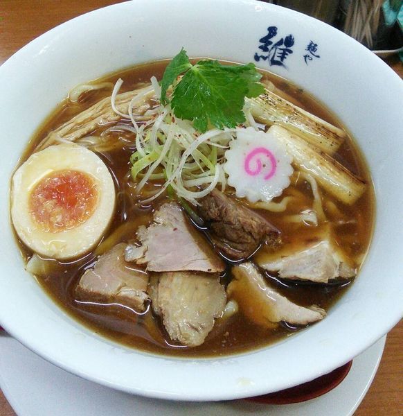 「【限定】冷たい中華そば　８８０円」@横浜中華そば 維新商店の写真