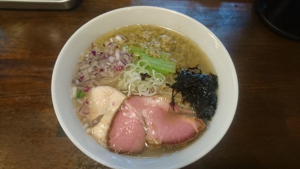 「貝節潮そば」@CLAM＆BONITO貝節麺RAIKの写真