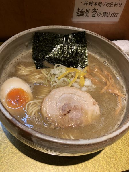 「煮干しそば」@麺屋 音の写真