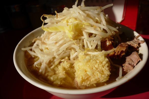 「小ラーメン（ブタ2枚）¥750／ニンニク¥0」@ラーメン二郎 小岩店の写真