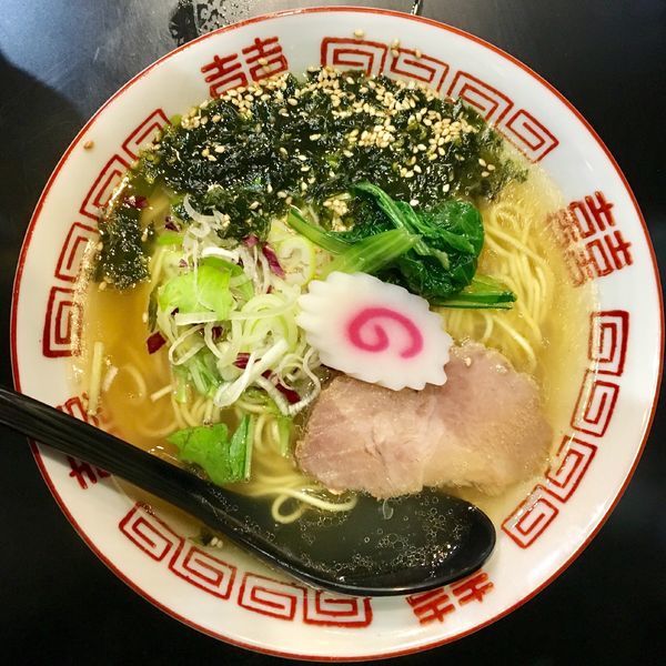 「中華そば（塩）680円」@自家製麺 KANARIの写真