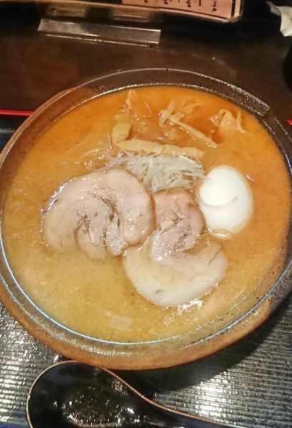 「和風豚骨らーめん&チャーシュー1枚増し&味玉」@和風らーめん匠 深谷駅前の写真