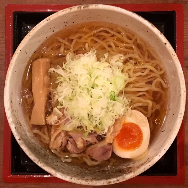 「金麦樽詰ジョッキ→冷やし肉中華→ごはん」@肉そば家 笑梟の写真