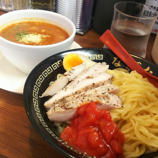「トマトつけ麺  900円」@ながたの写真