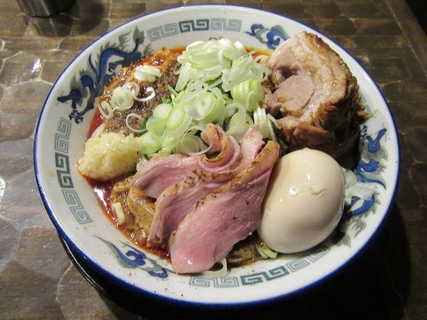 「限定　冷やし麻婆麺（８５０円）＋特級トッピング」@特級鶏蕎麦 龍介の写真
